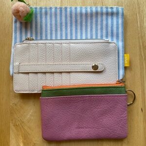 🍋‍🟩 🍊 🍑 Adorable set of 3 small Multi-Color Pouches perfect for springtime